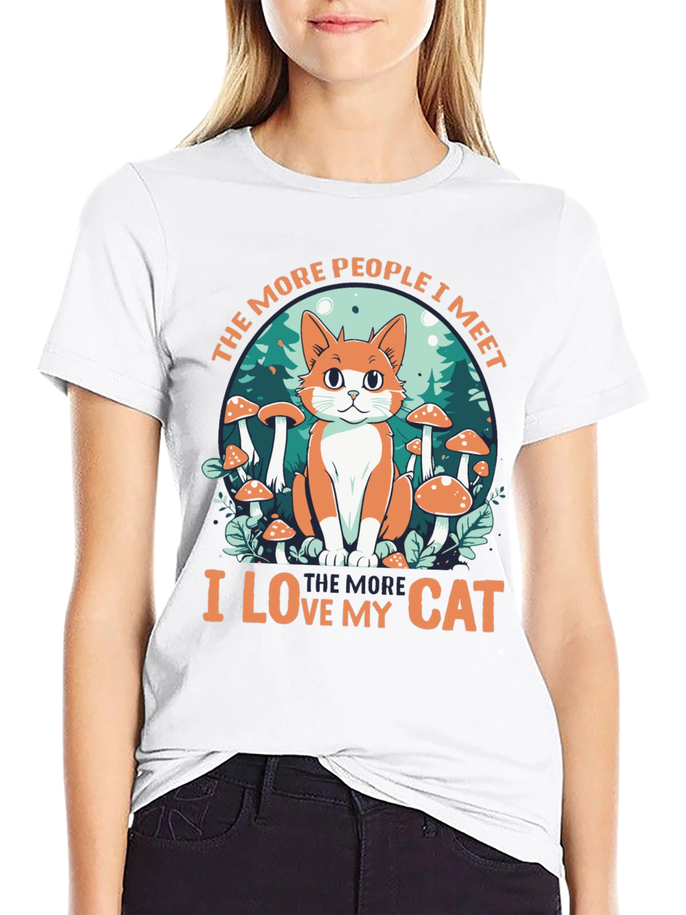Cat Lover Graphic Tee - People vs. Cats!