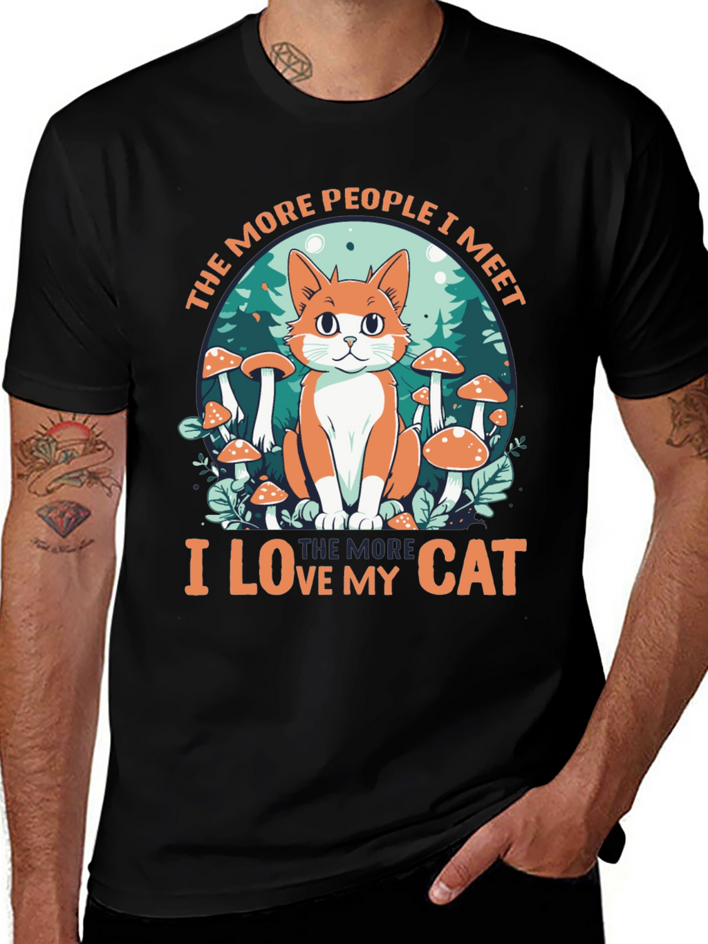 Cat Lover Graphic Tee - People vs. Cats!