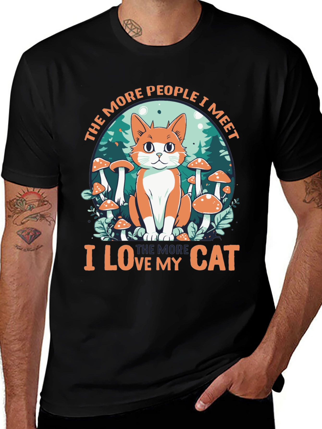 Cat Lover Graphic Tee - People vs. Cats!