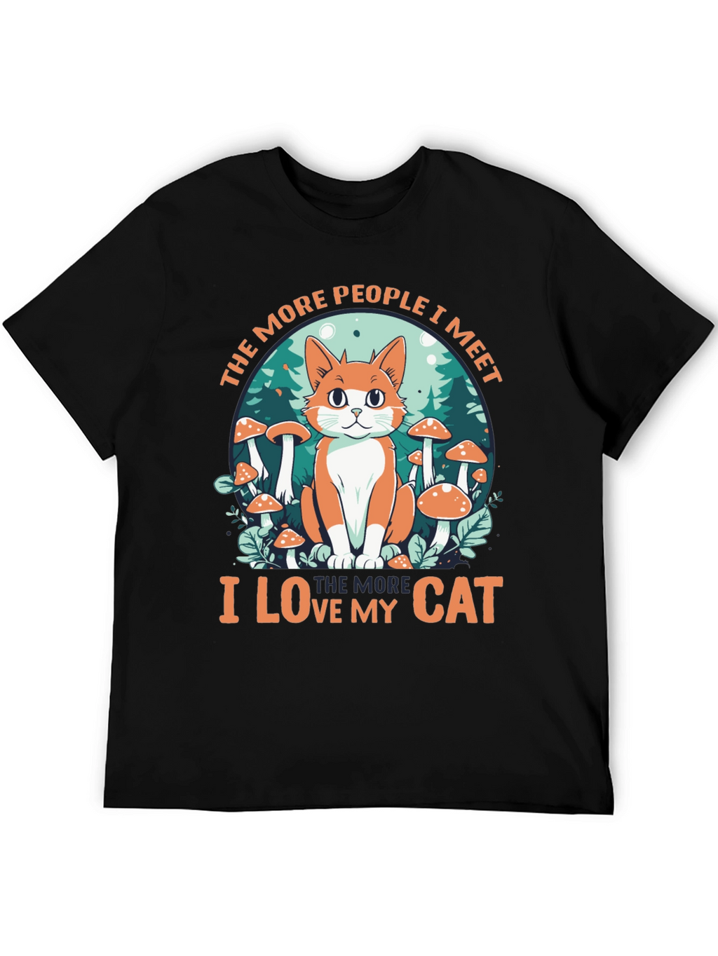 Cat Lover Graphic Tee - People vs. Cats!