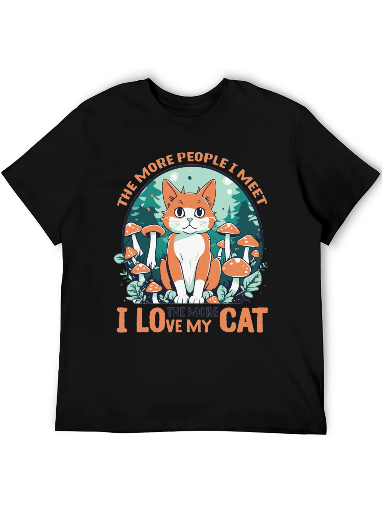 Cat Lover Graphic Tee - People vs. Cats!