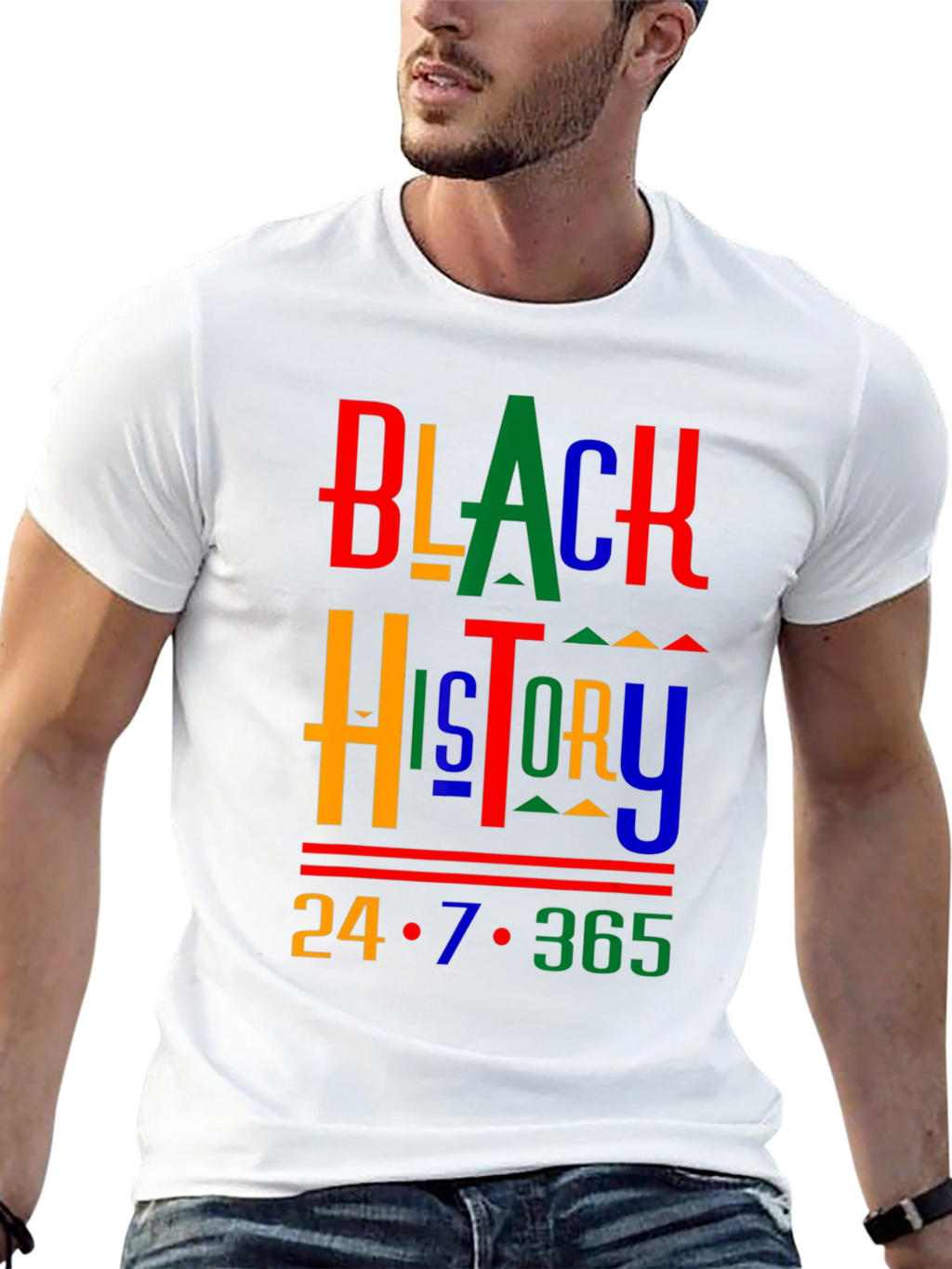 Black History 24/7/365 Graphic Tee
