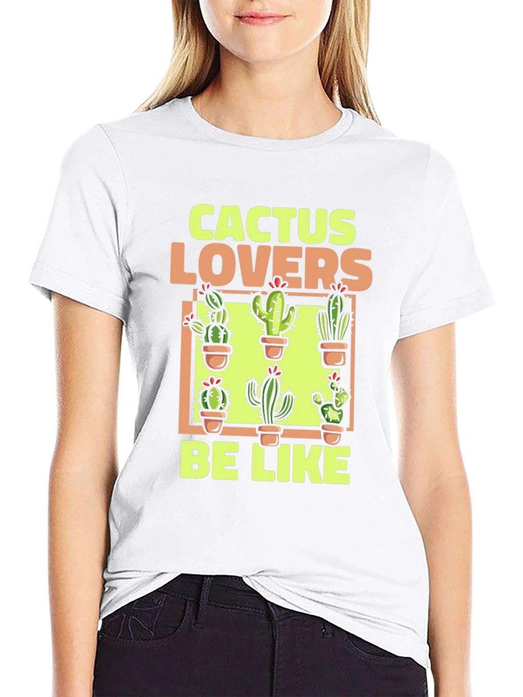 Cactus Lovers Graphic Tee - Plant Humor Shirt