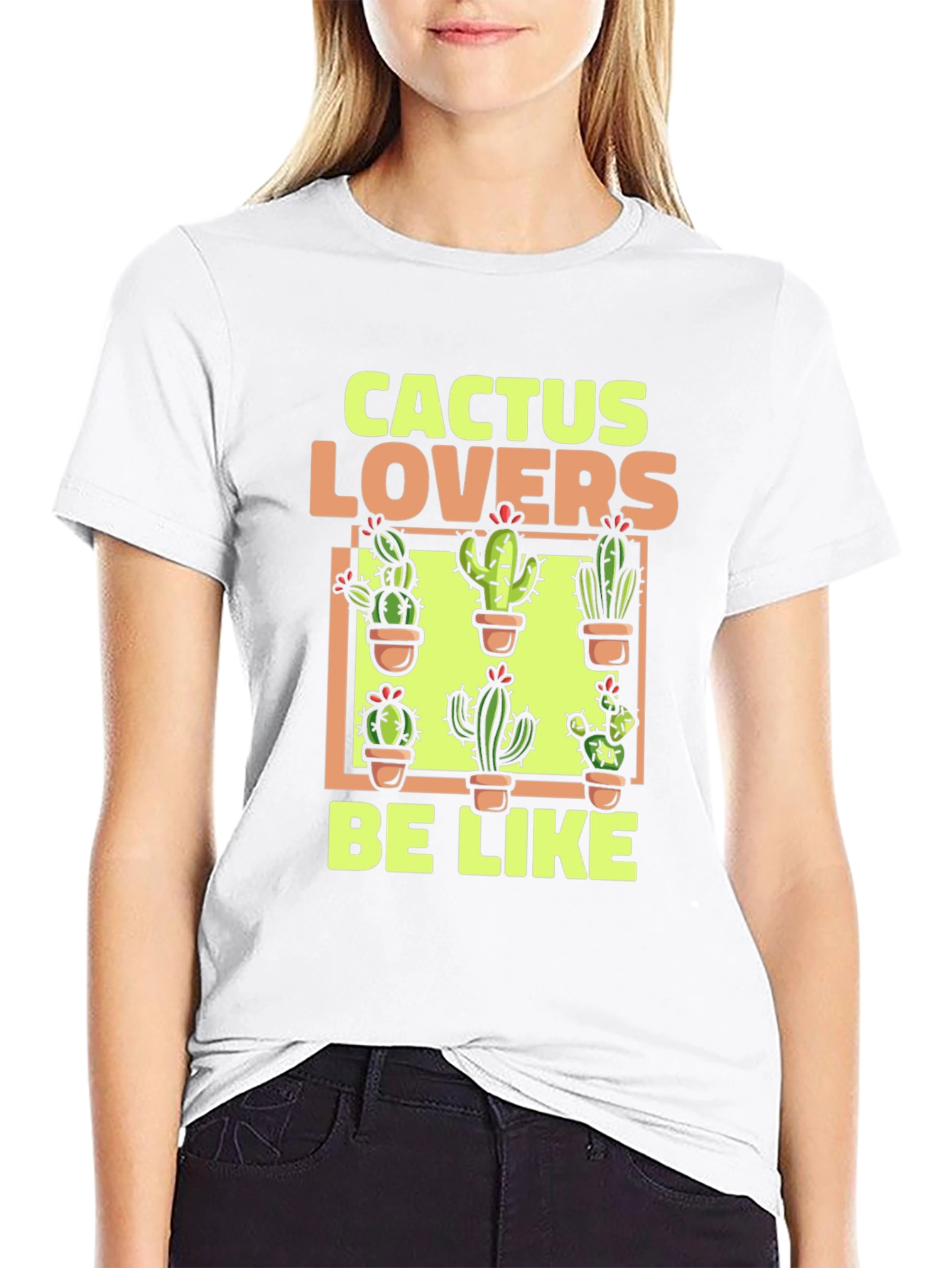 Cactus Lovers Graphic Tee - Plant Humor Shirt