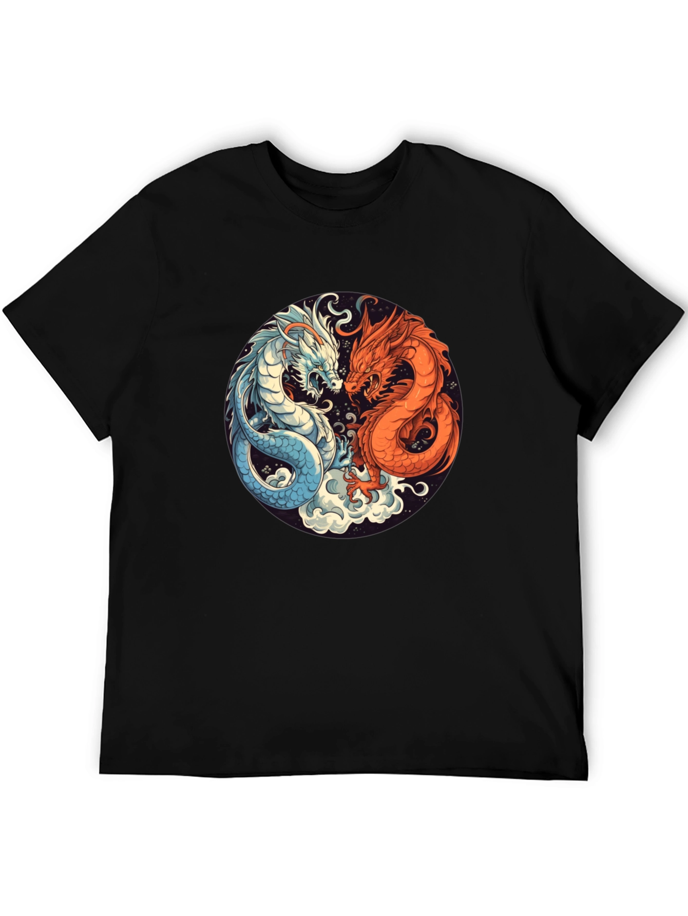 Yin Yang Dragon Graphic Tee