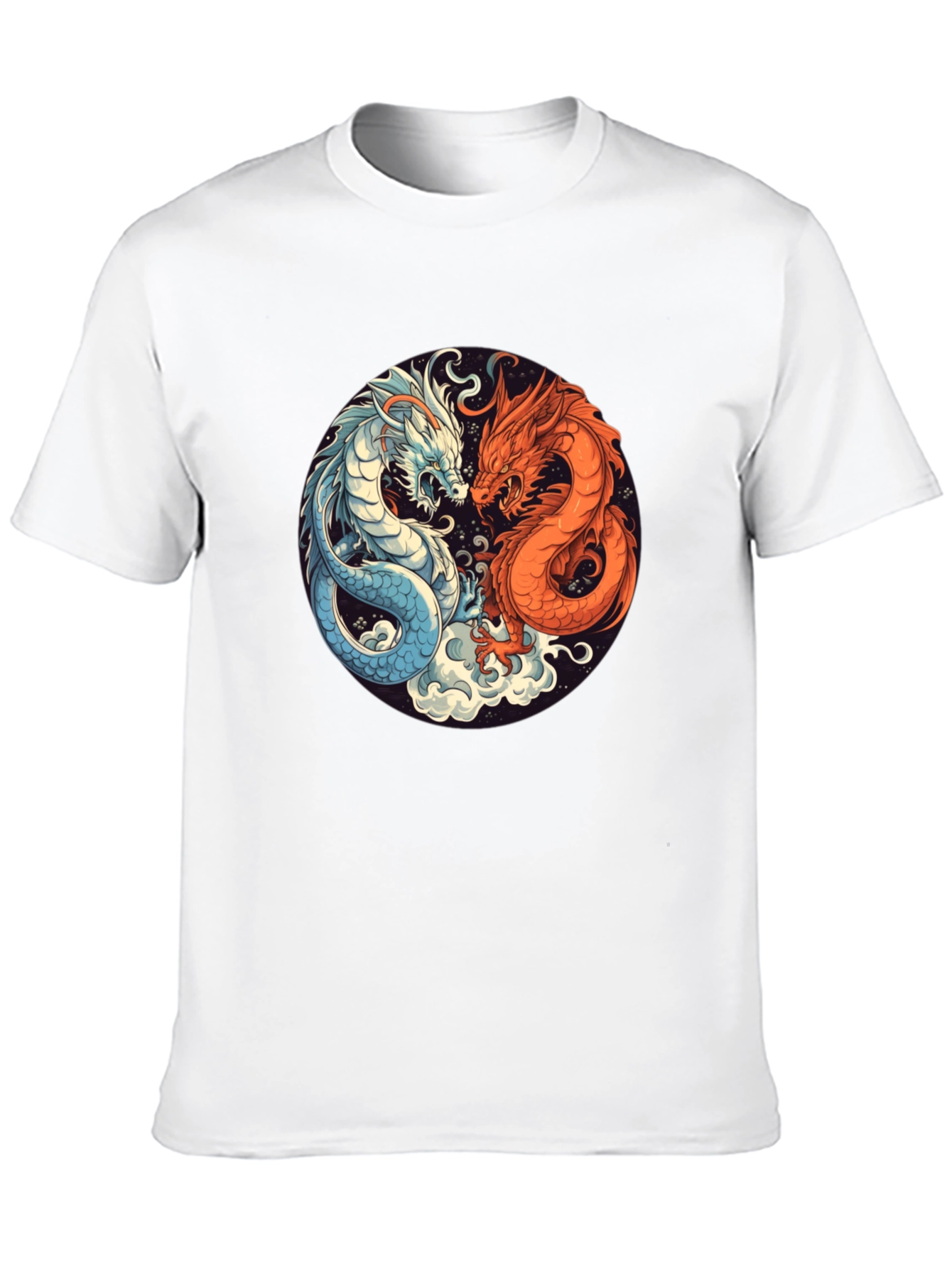 Yin Yang Dragon Graphic Tee