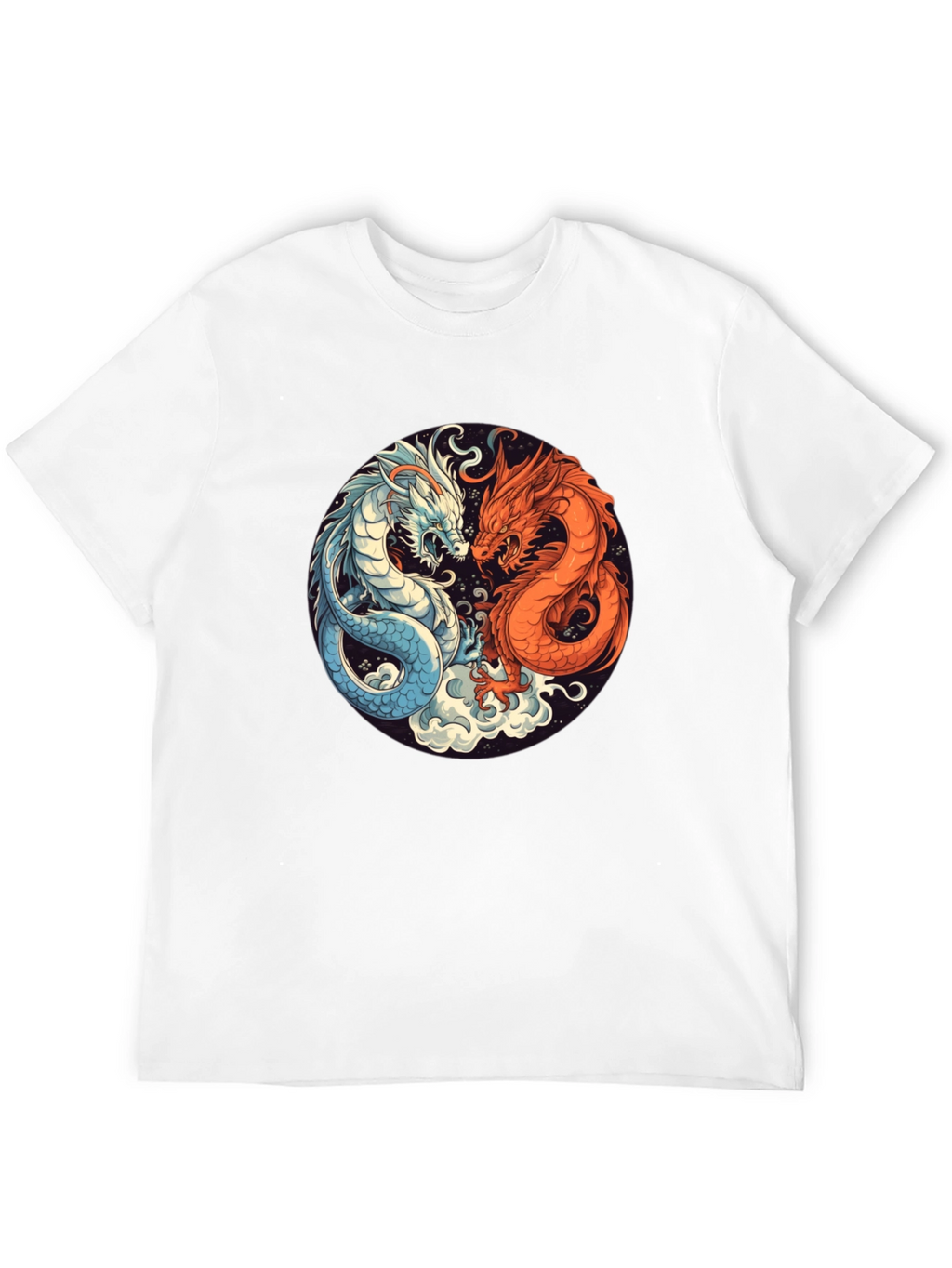 Yin Yang Dragon Graphic Tee
