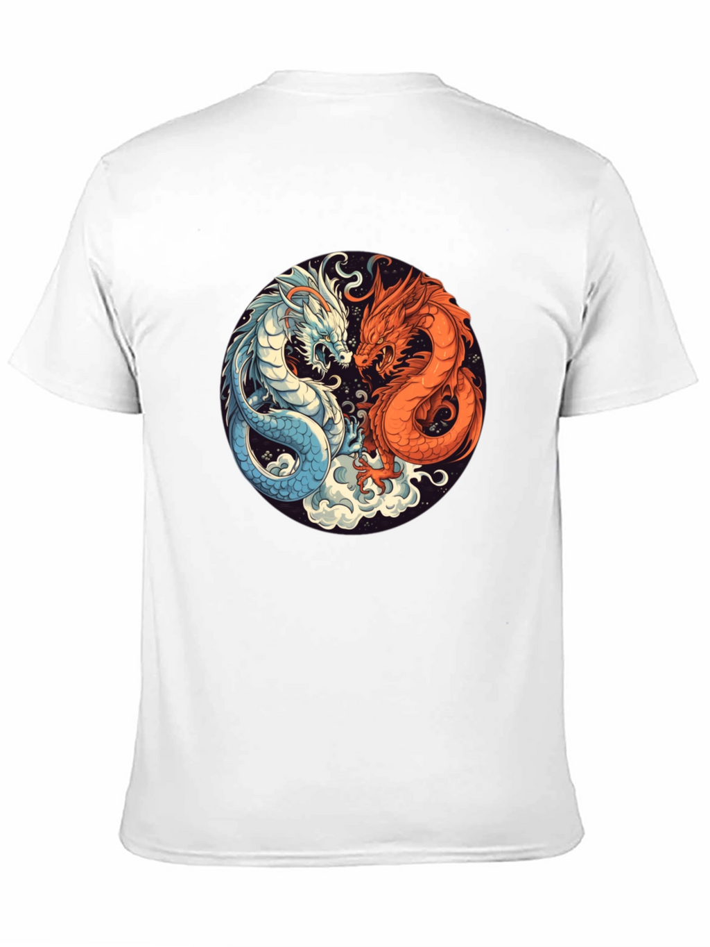 Yin Yang Dragon Graphic Tee