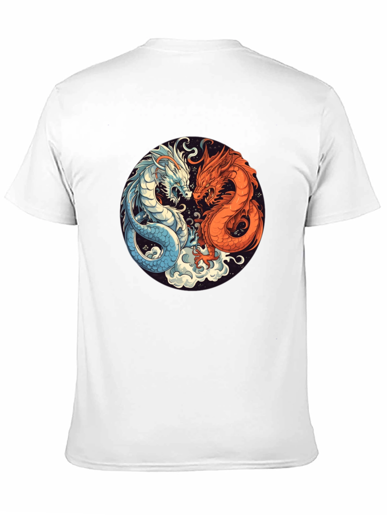 Yin Yang Dragon Graphic Tee