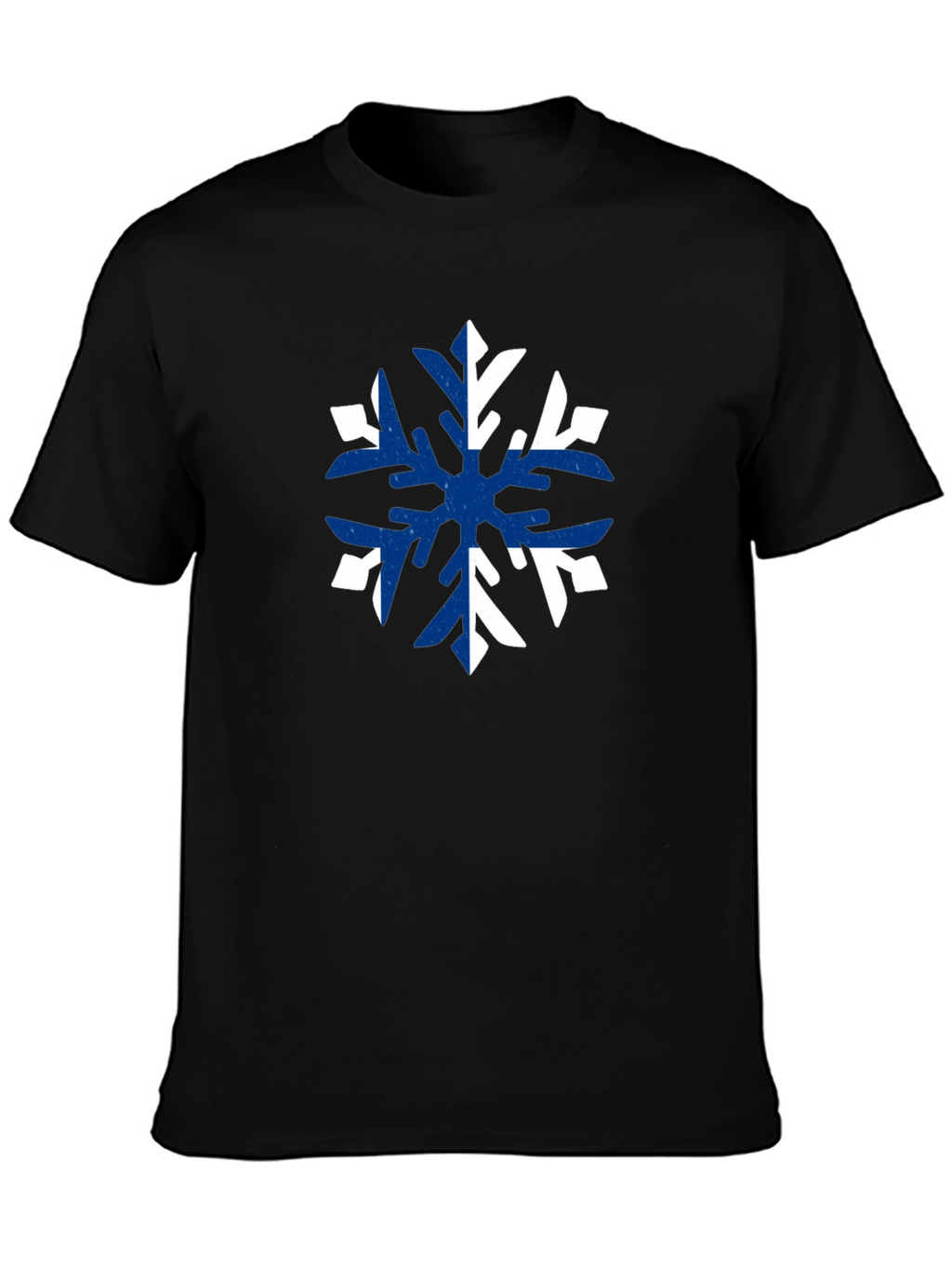 Snowflake Graphic Tee - Modern Fit Cotton T-Shirt