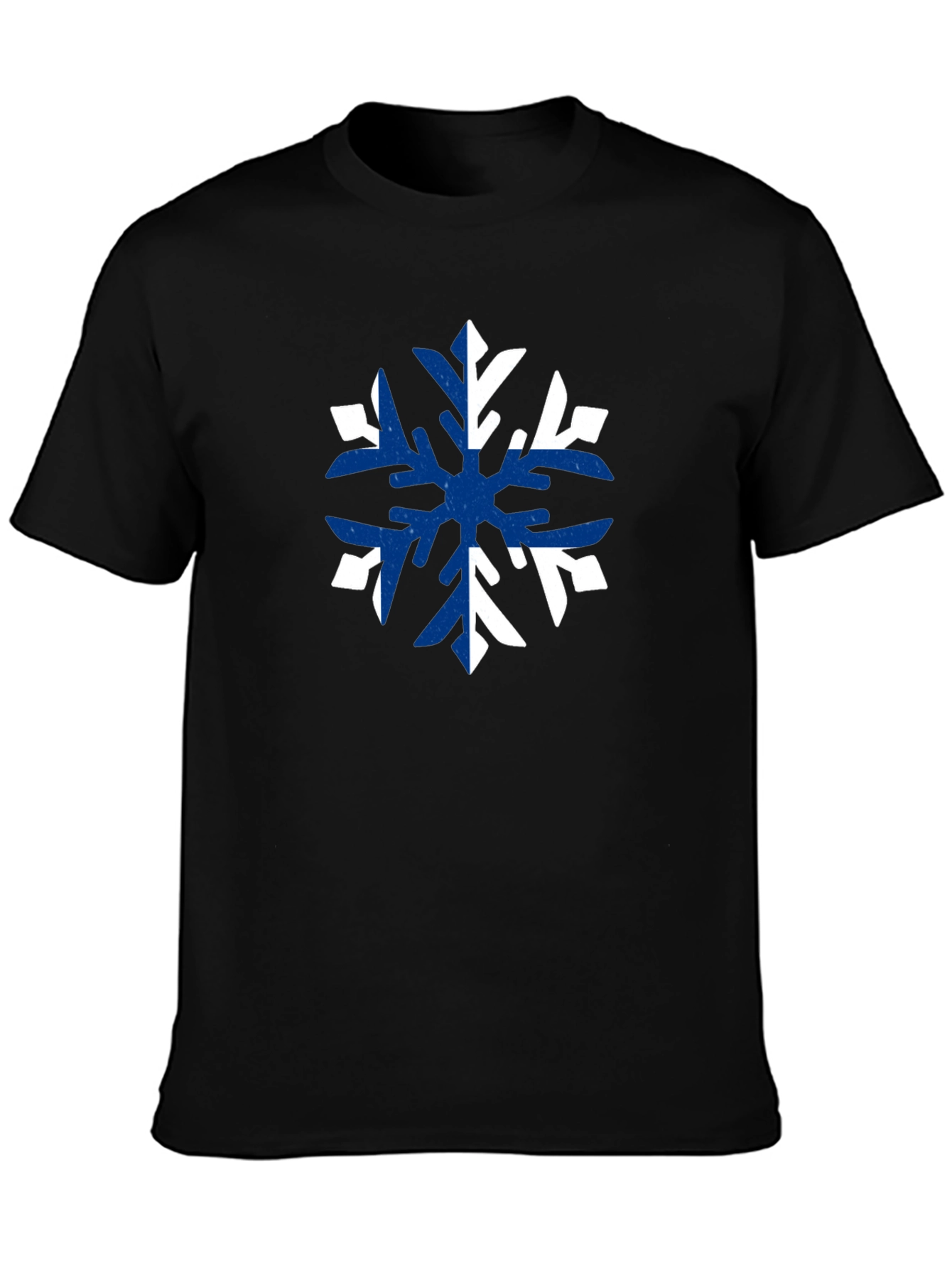 Snowflake Graphic Tee - Modern Fit Cotton T-Shirt