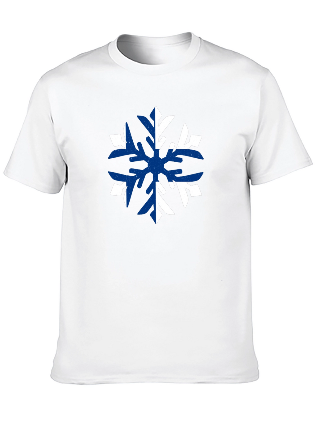 Snowflake Graphic Tee - Modern Fit Cotton T-Shirt