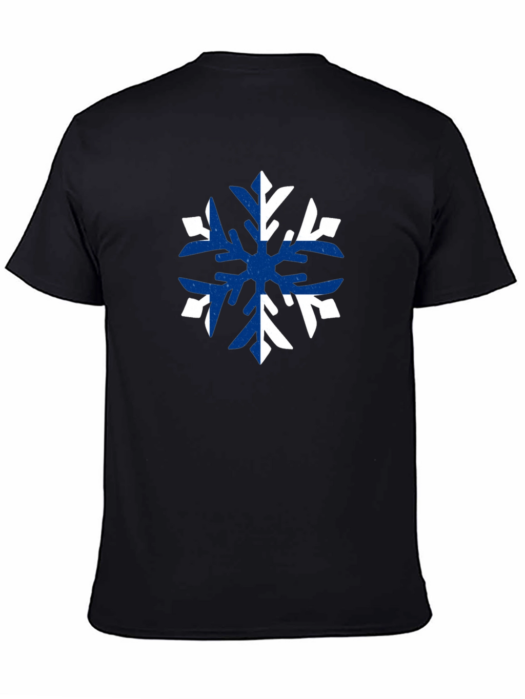 Snowflake Graphic Tee - Modern Fit Cotton T-Shirt