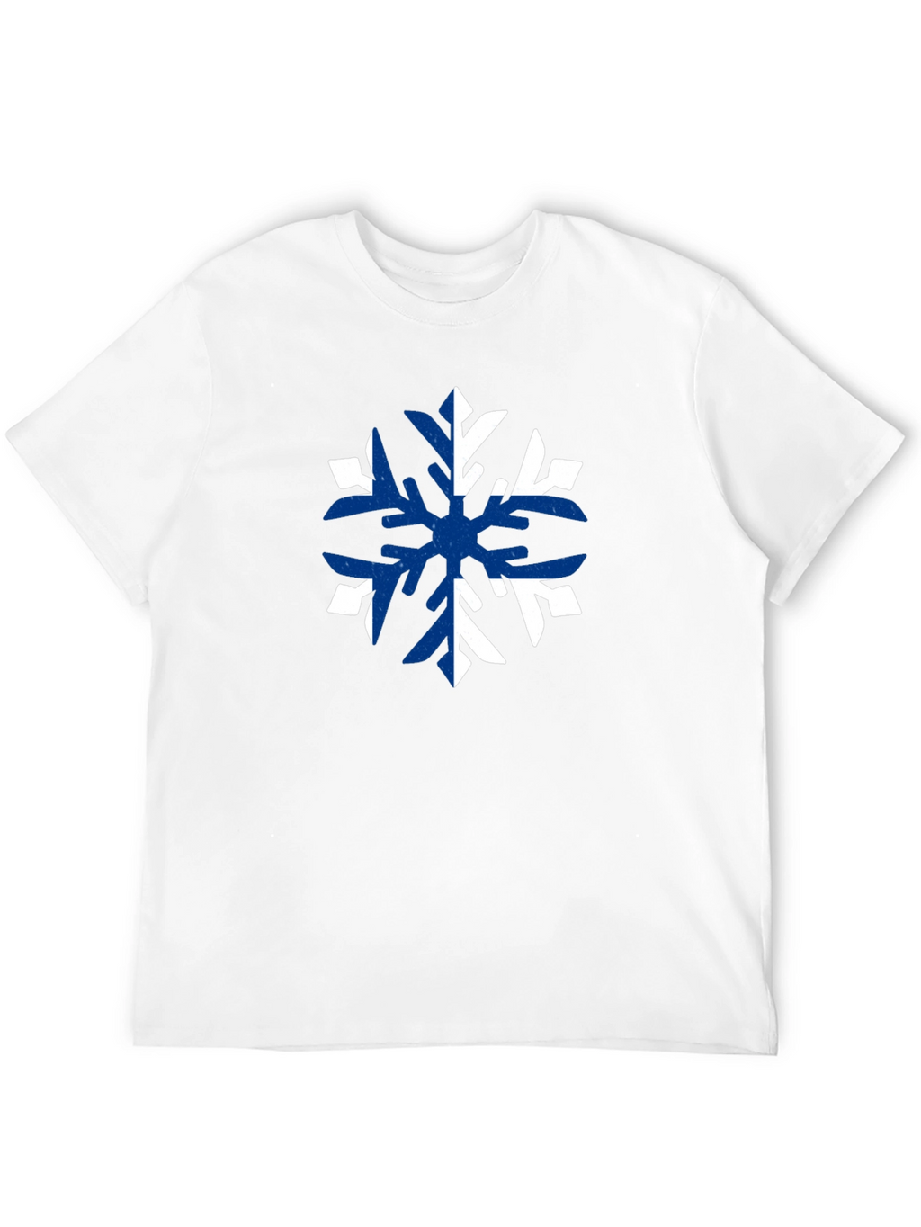 Snowflake Graphic Tee - Modern Fit Cotton T-Shirt