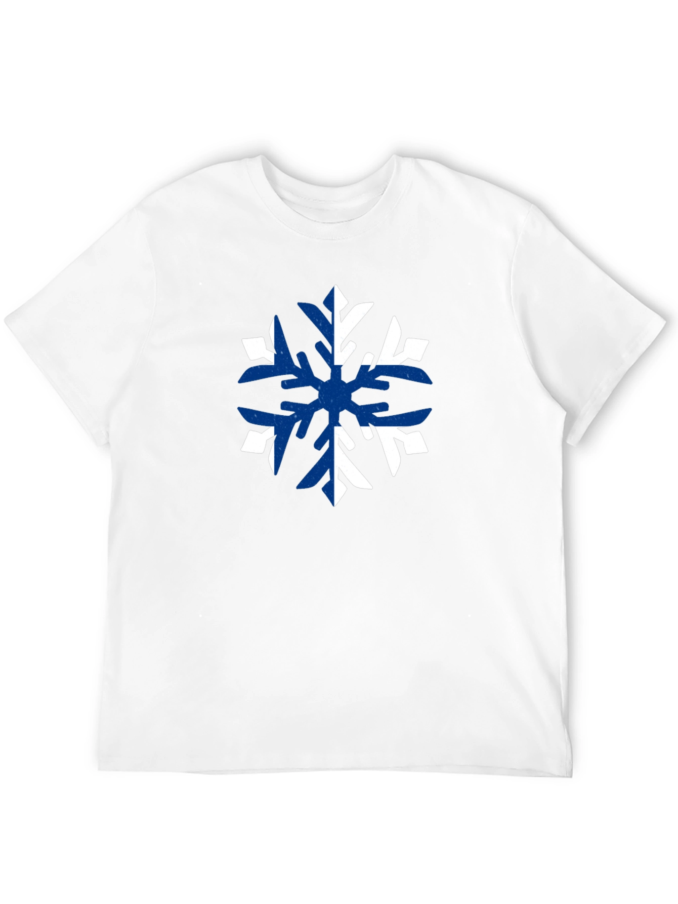 Snowflake Graphic Tee - Modern Fit Cotton T-Shirt