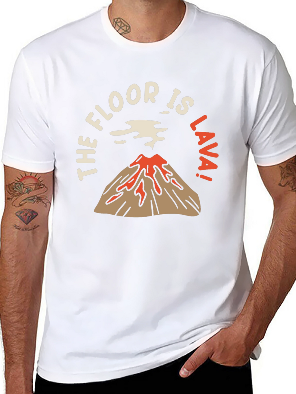 The Floor Is Lava Graphic T-Shirt