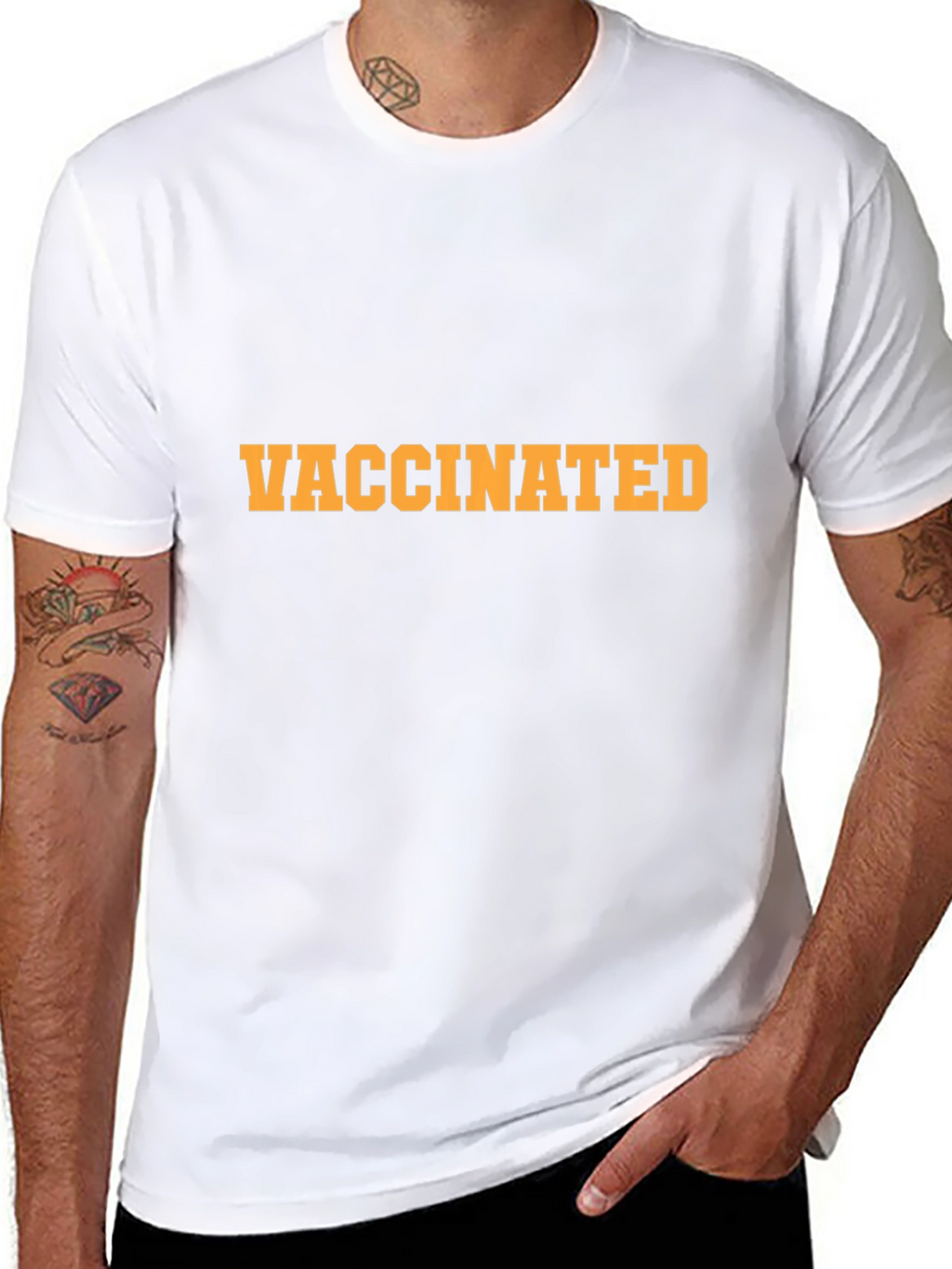 Vaccinated T-Shirt - Show Your Status in Style!