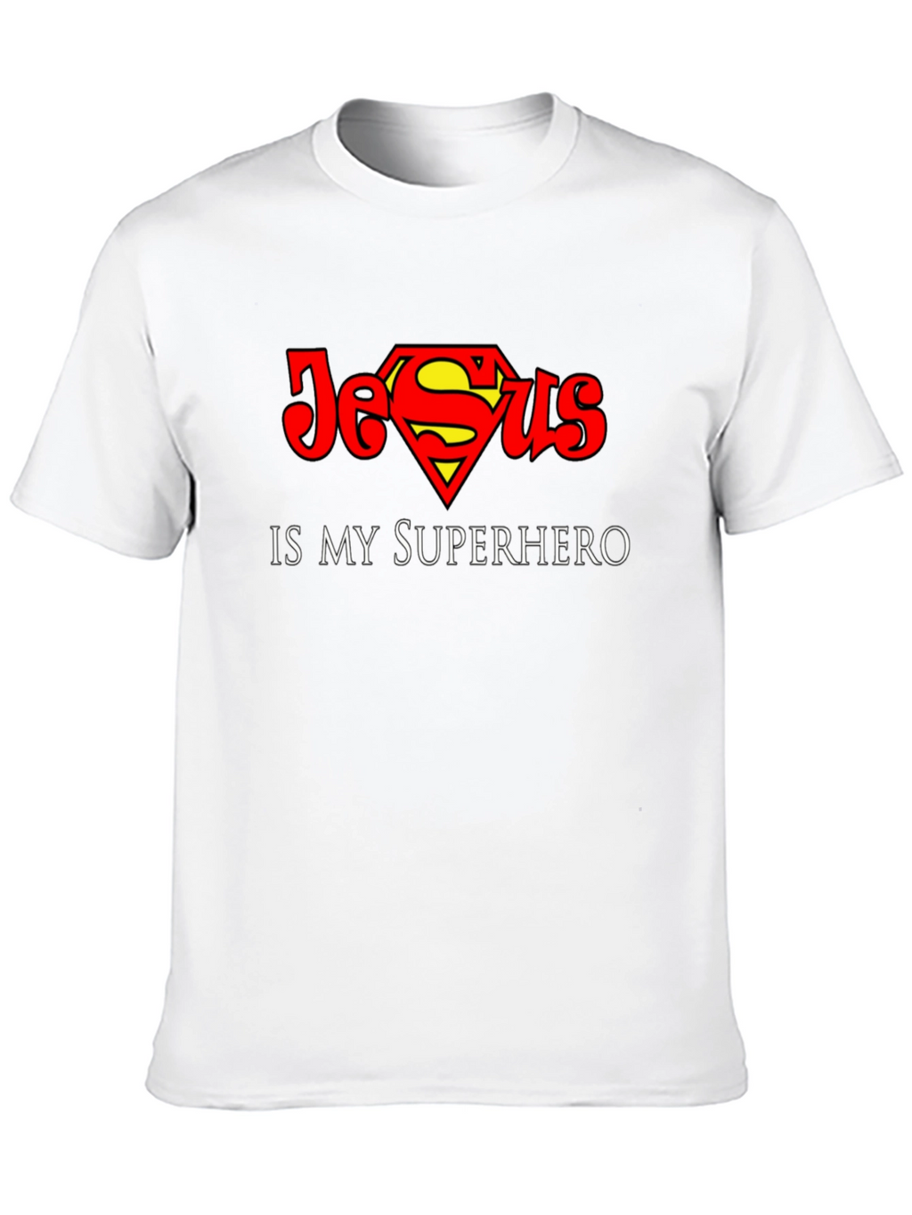 Jesus is My Superhero T-Shirt - Christian Faith Tee