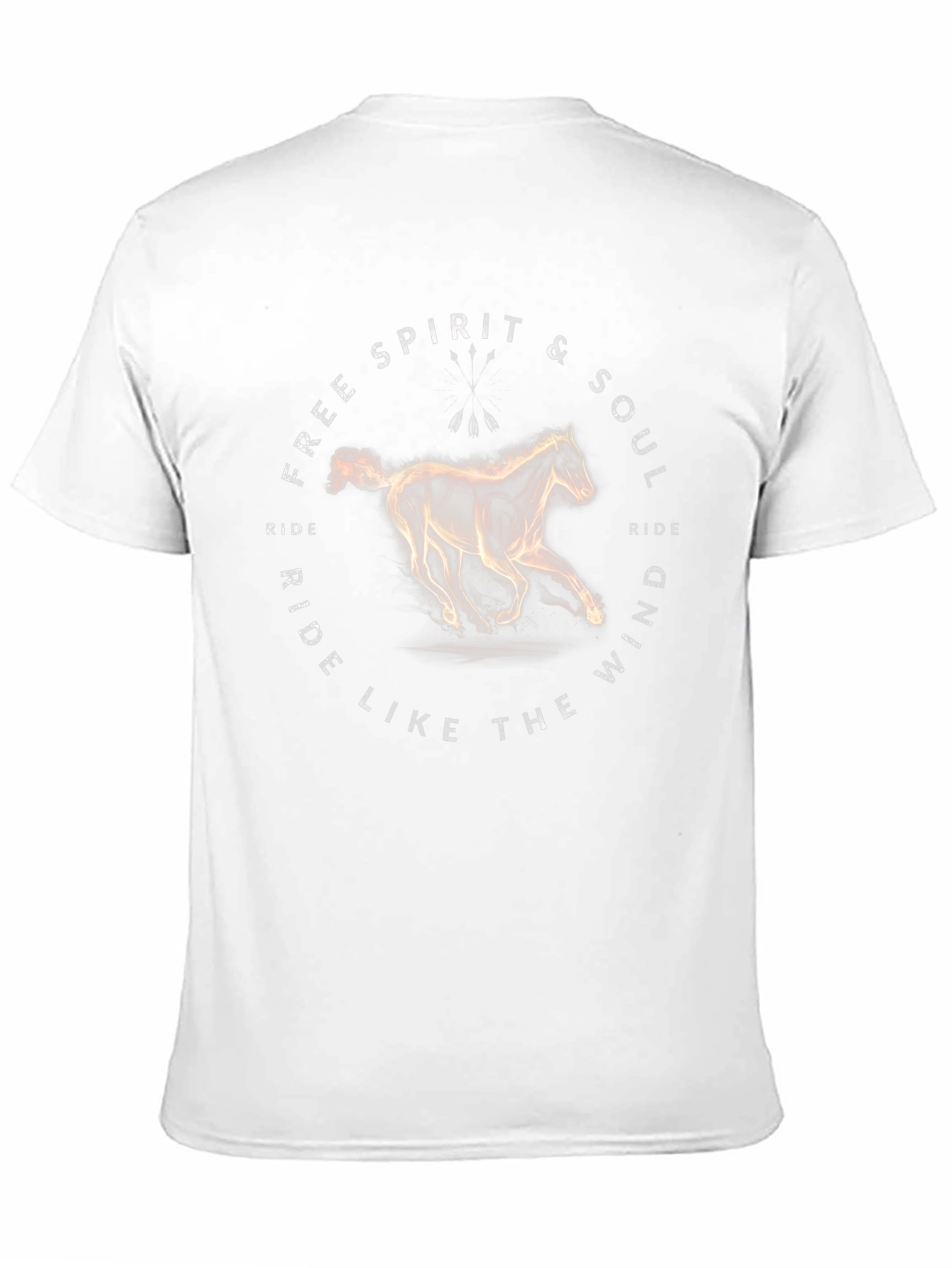 Free Spirit Horse Graphic T-Shirt