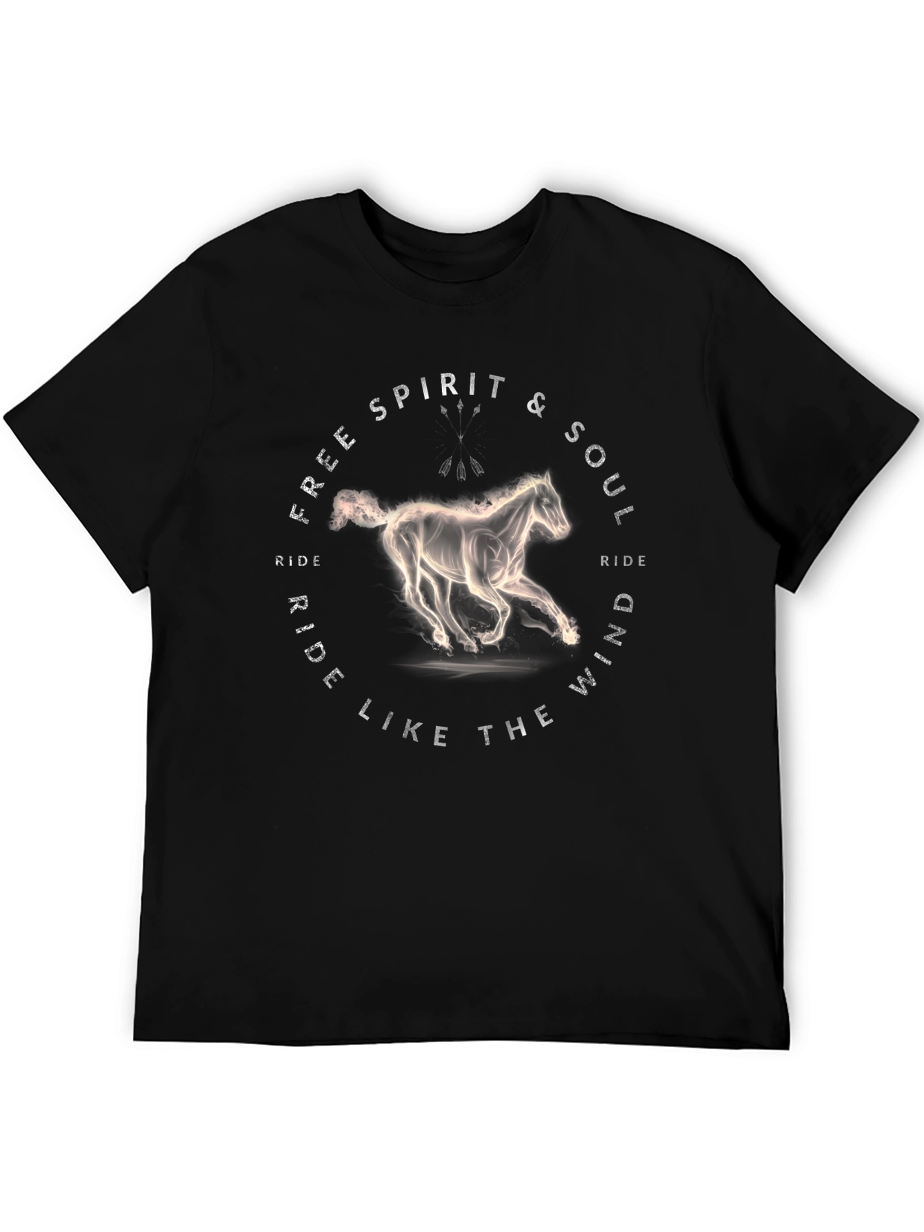 Free Spirit Horse Graphic T-Shirt