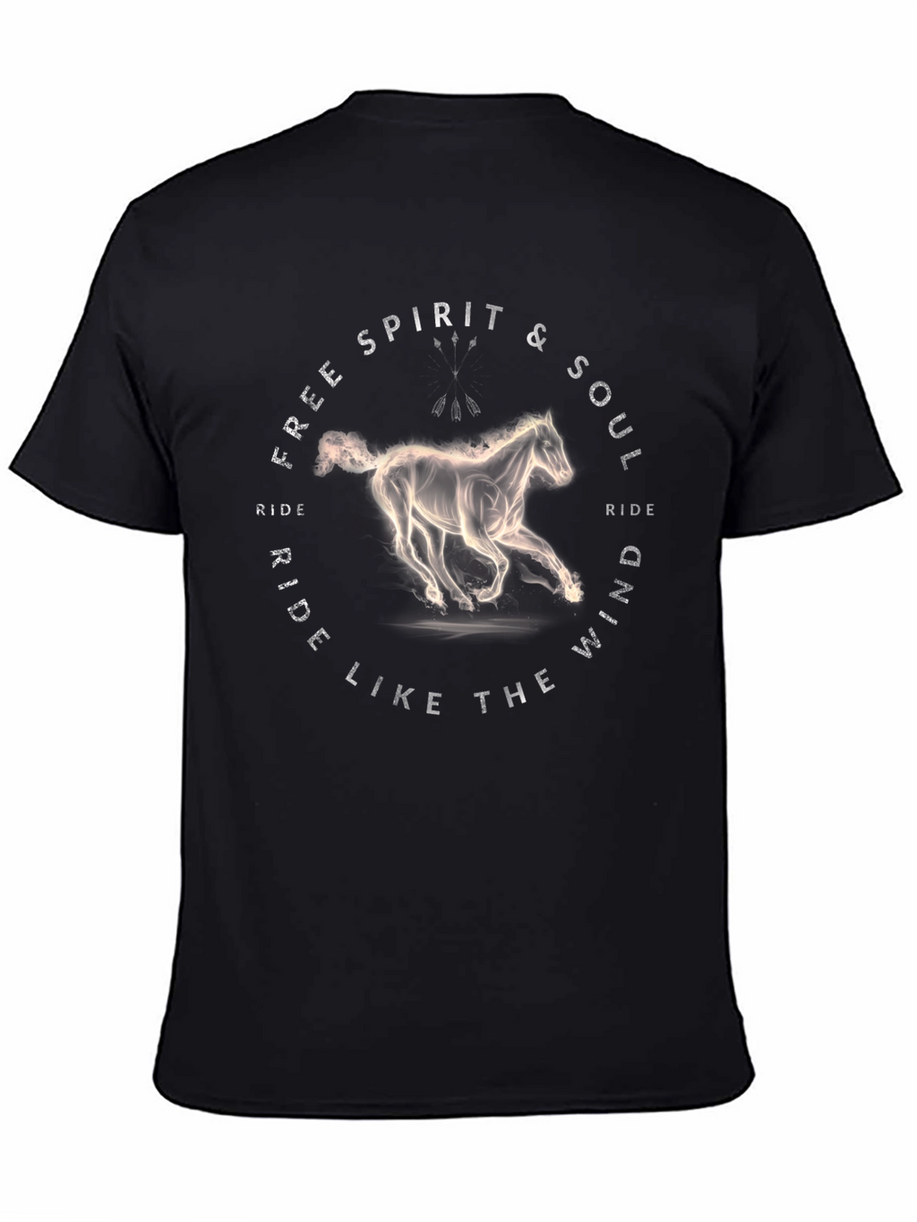 Free Spirit Horse Graphic T-Shirt