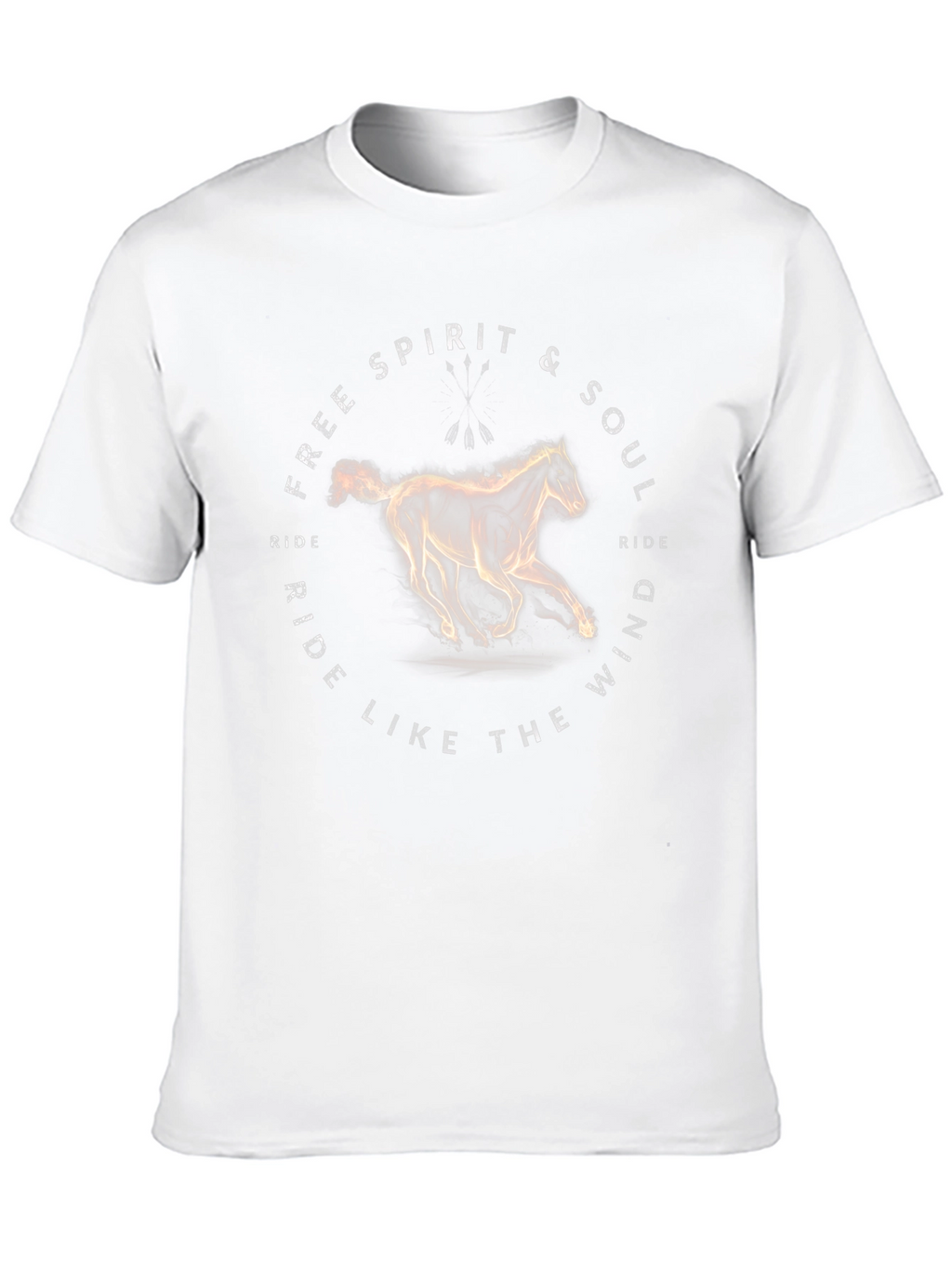 Free Spirit Horse Graphic T-Shirt