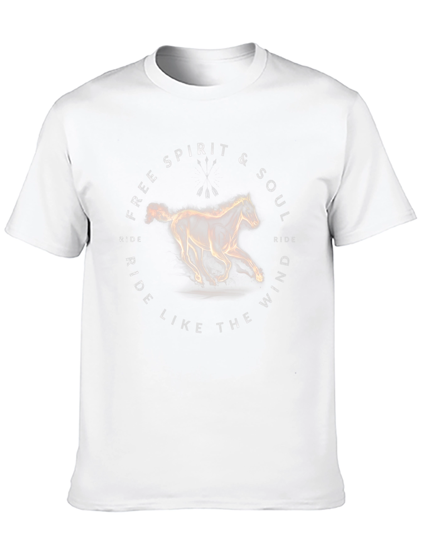 Free Spirit Horse Graphic T-Shirt