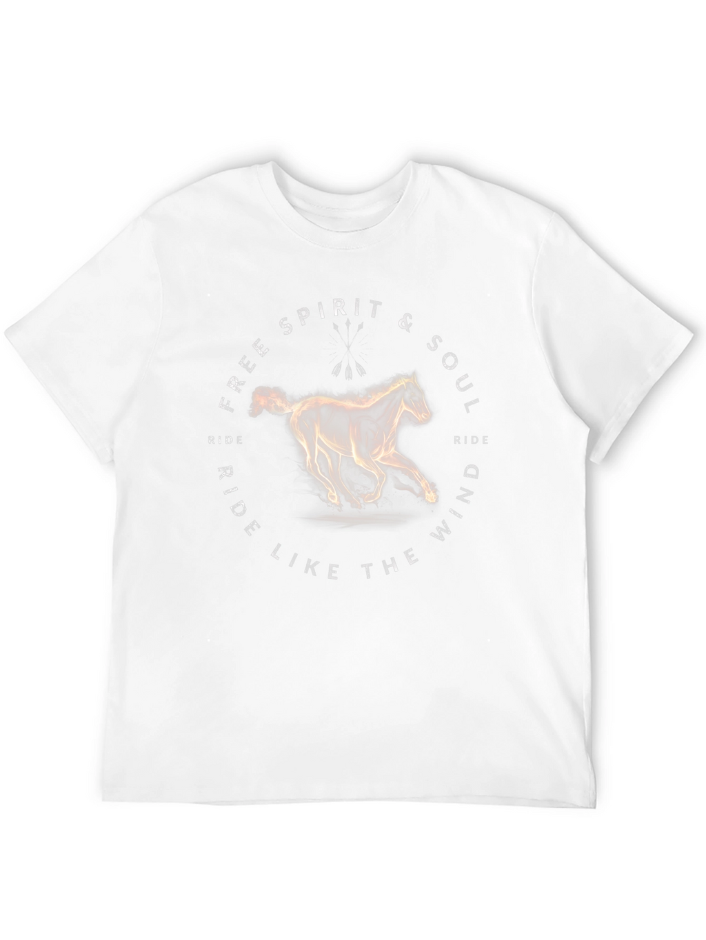 Free Spirit Horse Graphic T-Shirt