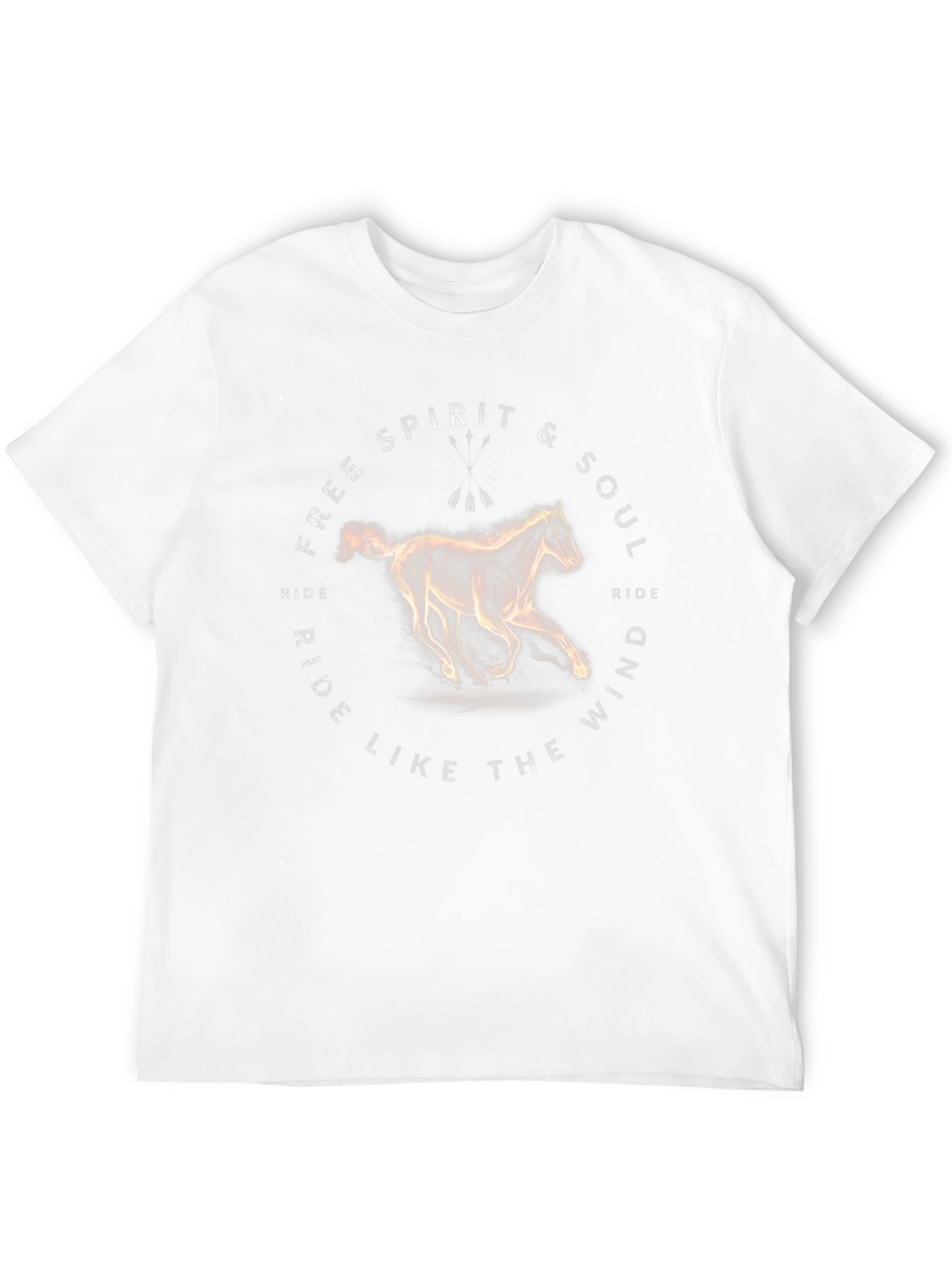 Free Spirit Horse Graphic T-Shirt