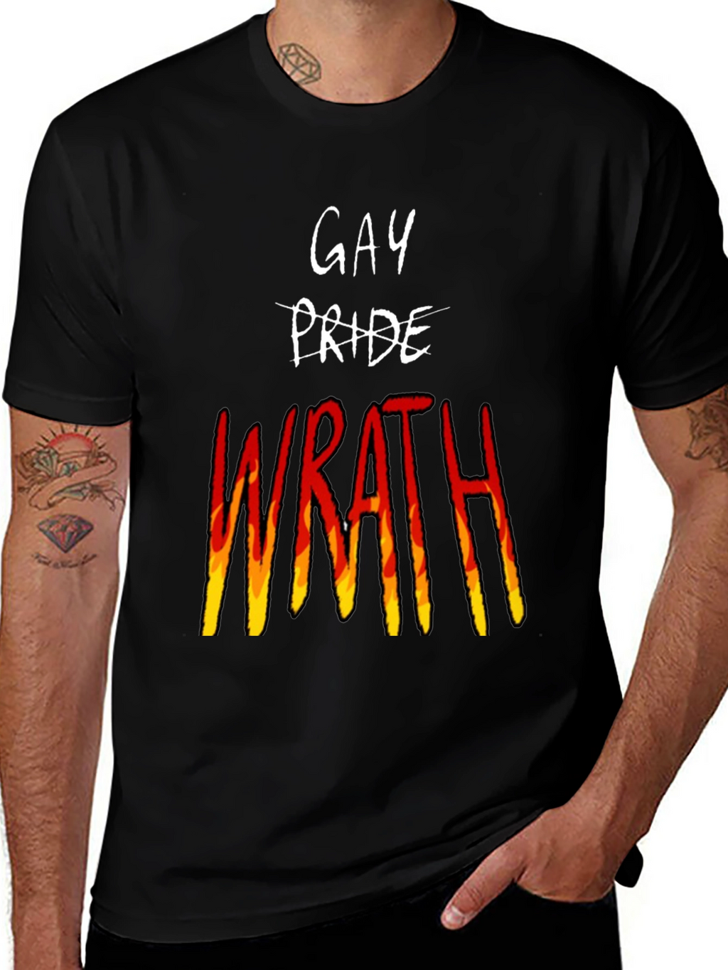 Gay Wrath Graphic T-Shirt - Bold Statement Tee