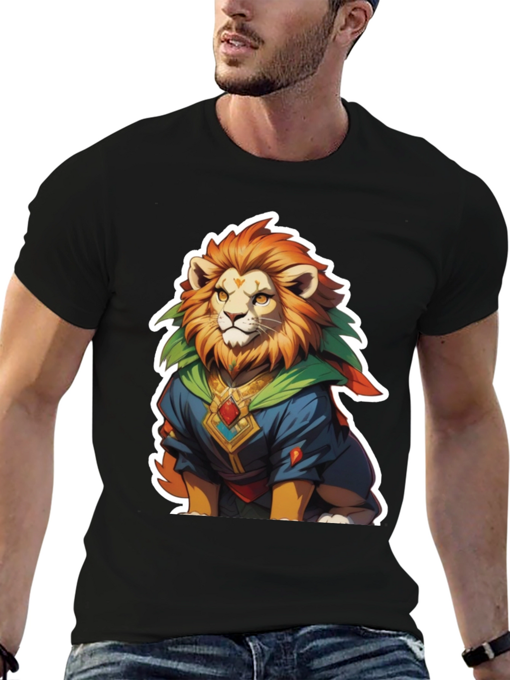 Lion King Graphic Tee - Black