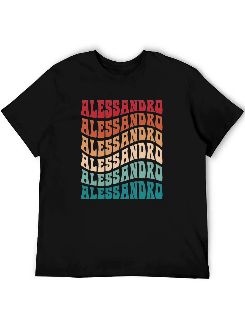 Retro Alessandro Name Tee - Cool Personalized Gift!