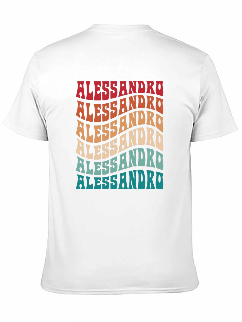Retro Alessandro Name Tee - Cool Personalized Gift!