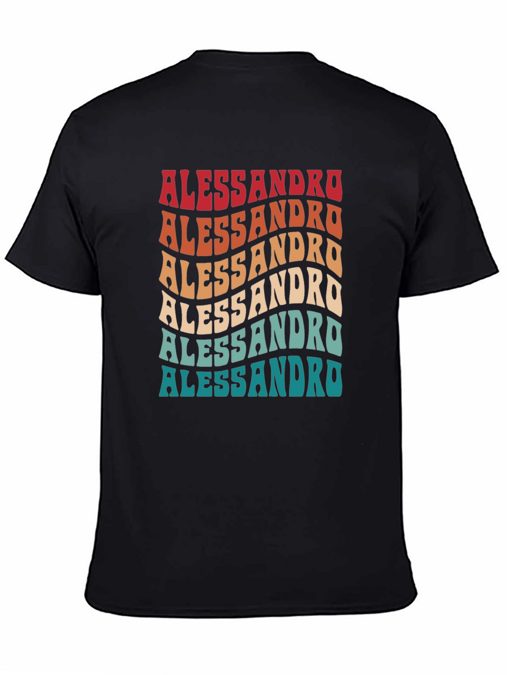Retro Alessandro Name Tee - Cool Personalized Gift!