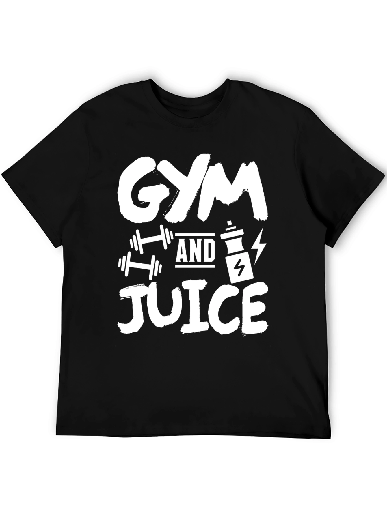 Gym and Juice Graphic T-Shirt - Workout Apparel