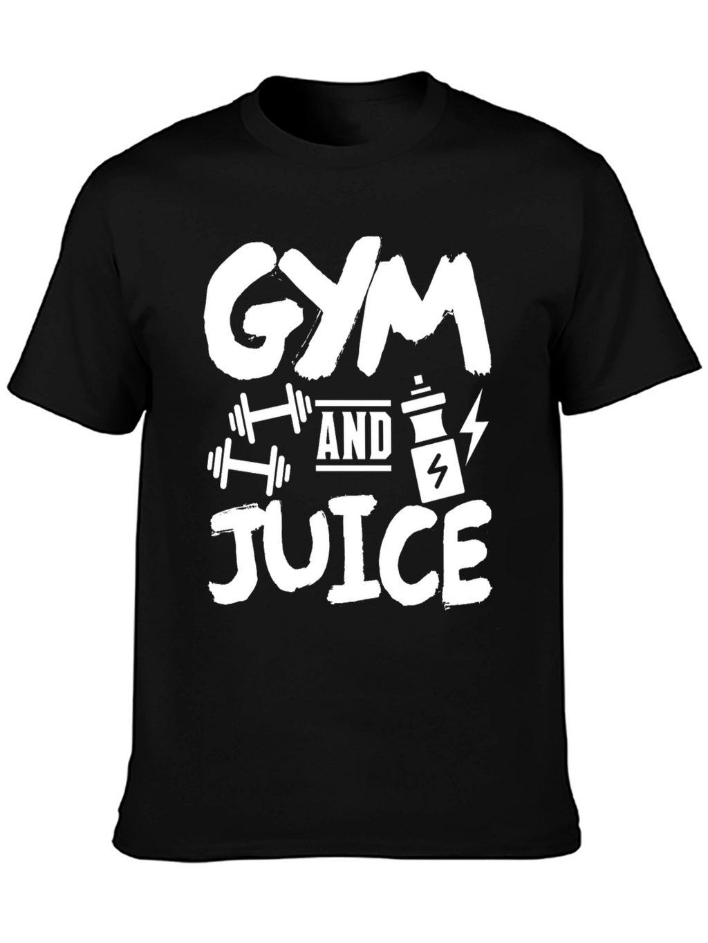 Gym and Juice Graphic T-Shirt - Workout Apparel