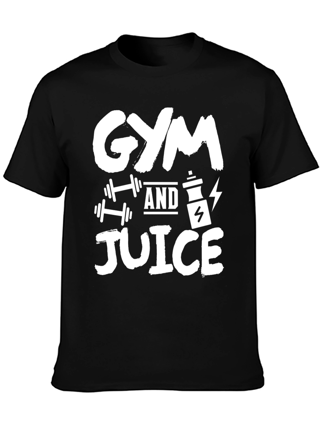 Gym and Juice Graphic T-Shirt - Workout Apparel