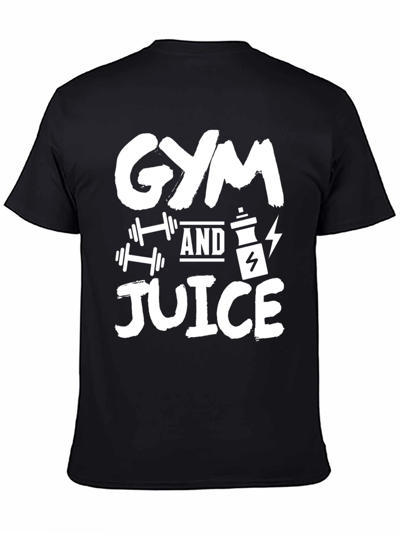 Gym and Juice Graphic T-Shirt - Workout Apparel