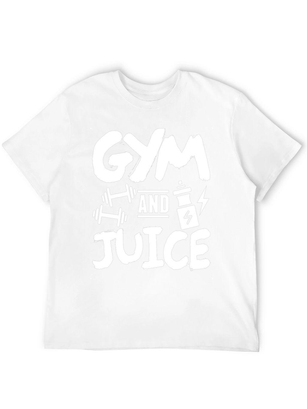 Gym and Juice Graphic T-Shirt - Workout Apparel