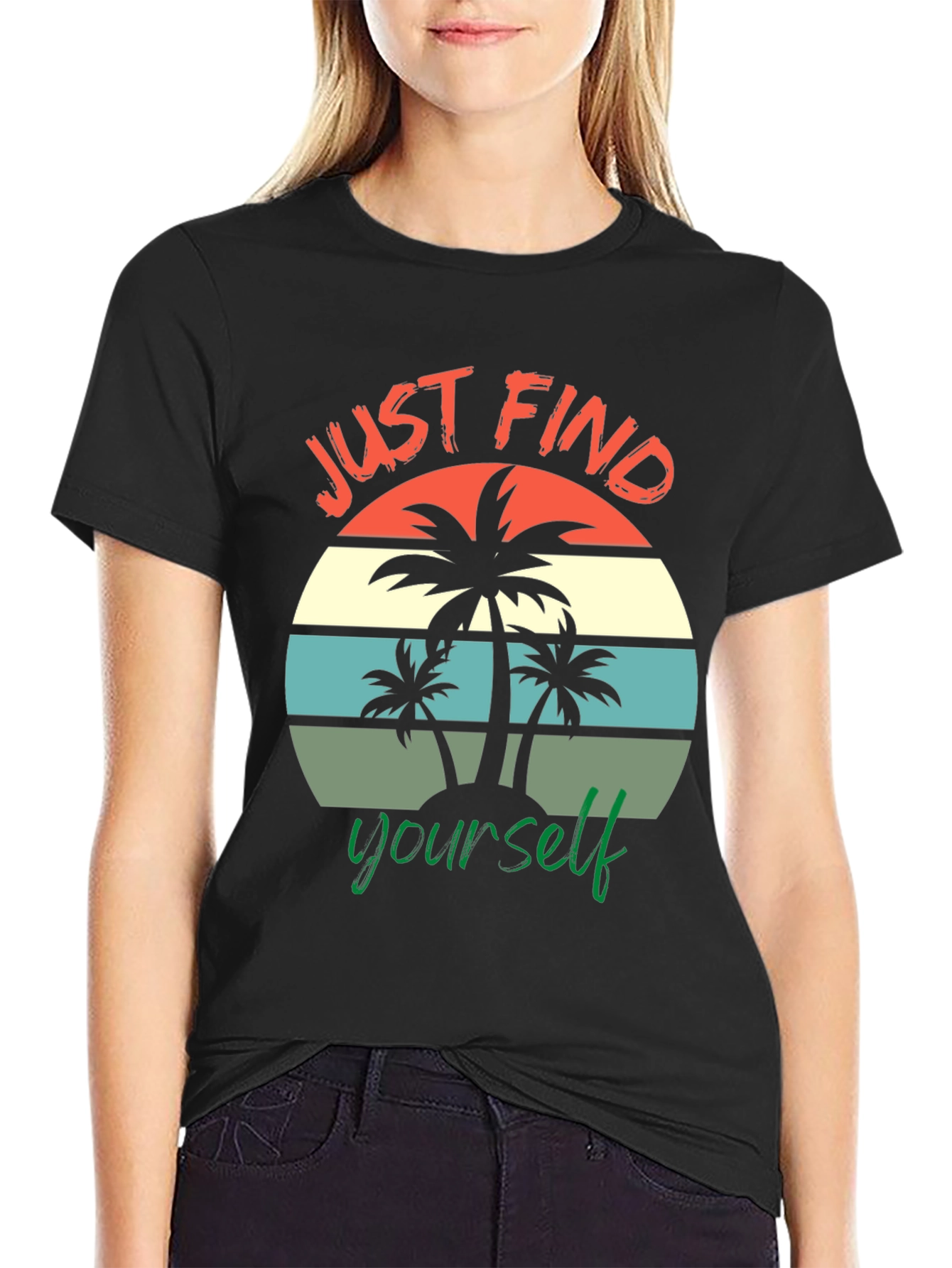 Just Find Yourself Graphic T-Shirt