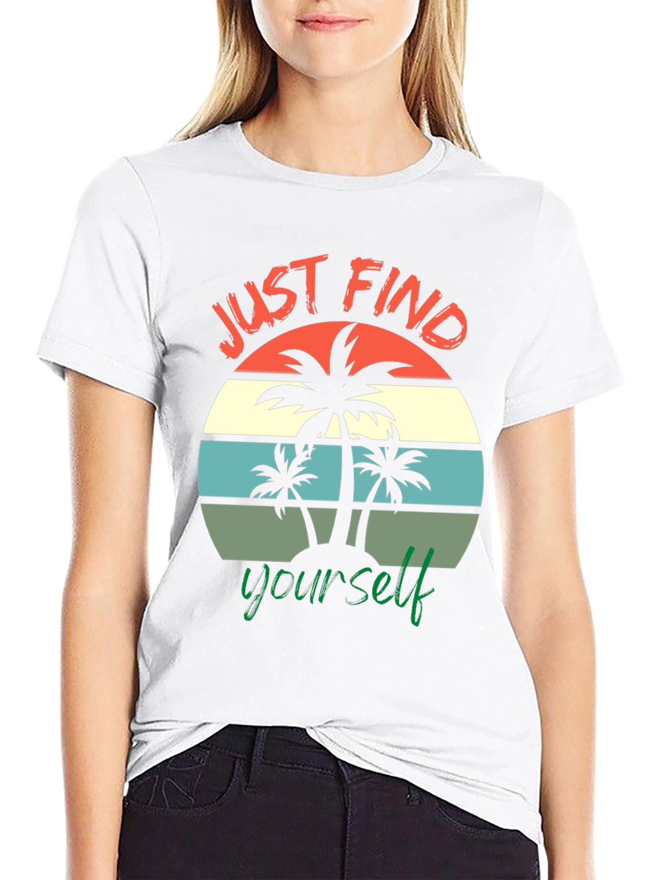 Just Find Yourself Graphic T-Shirt