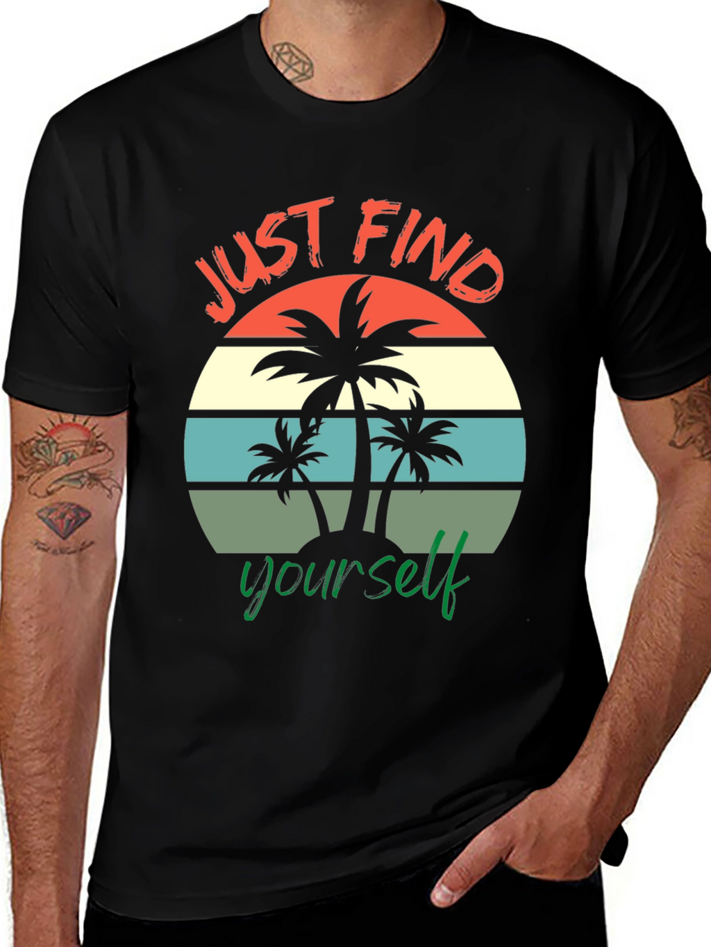 Just Find Yourself Graphic T-Shirt