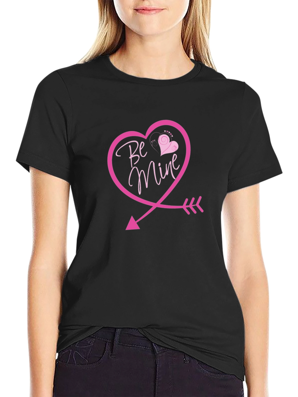 Be Mine Valentines Day Graphic T-Shirt