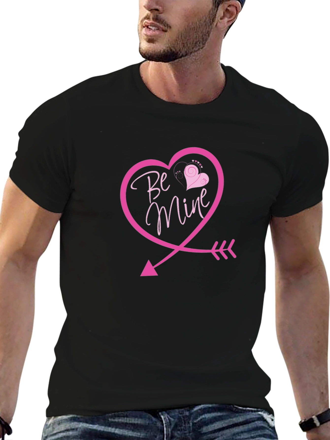Be Mine Valentines Day Graphic T-Shirt