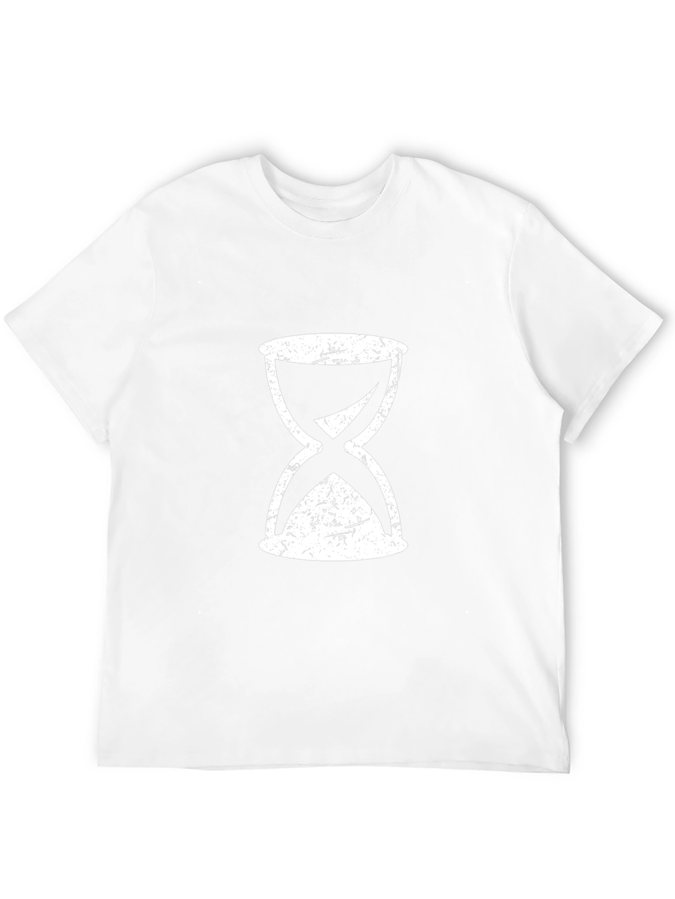 Hourglass Graphic Tee - Stylish Timekeeper Design