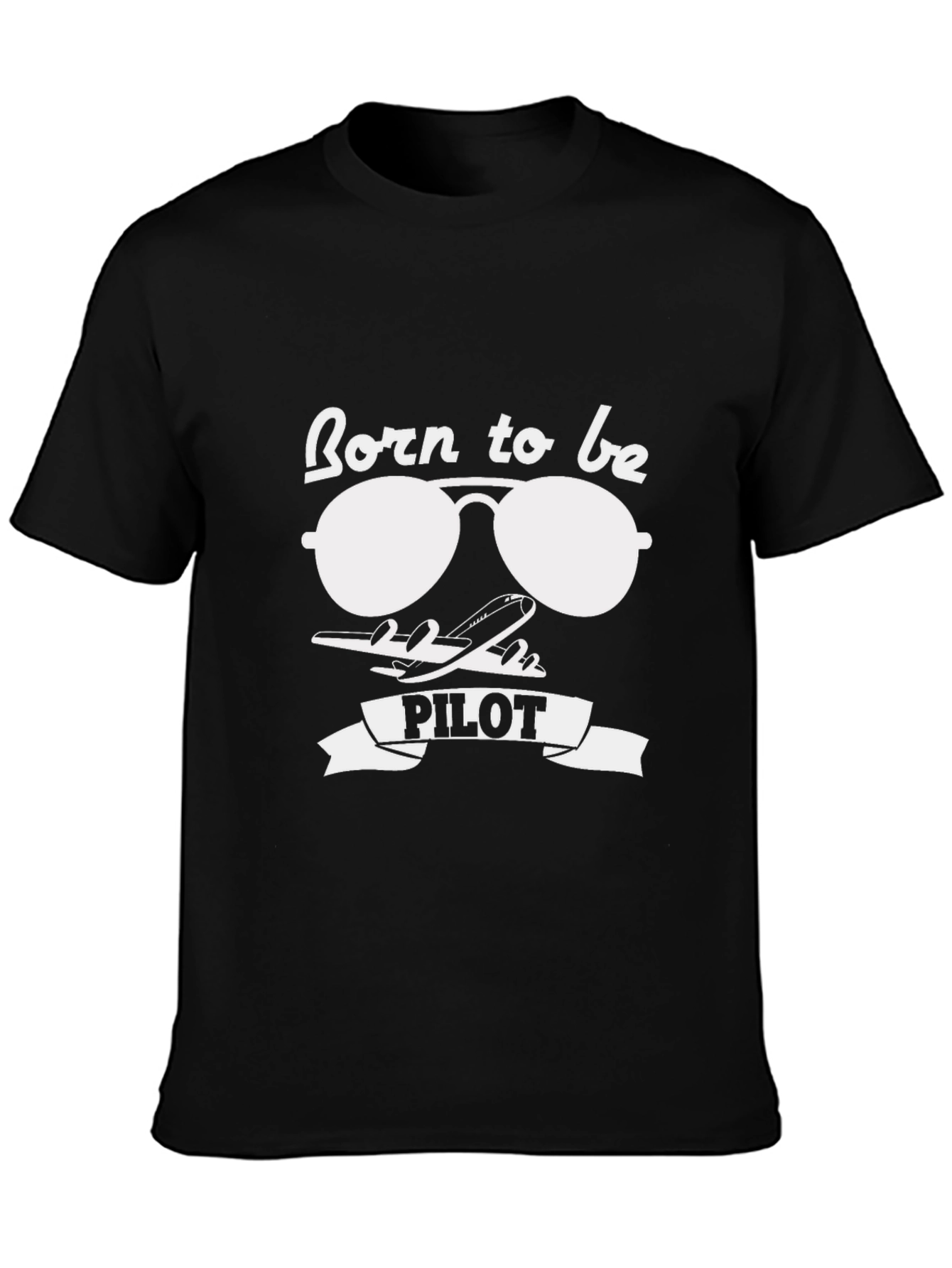 Born to be Pilot Graphic T-Shirt