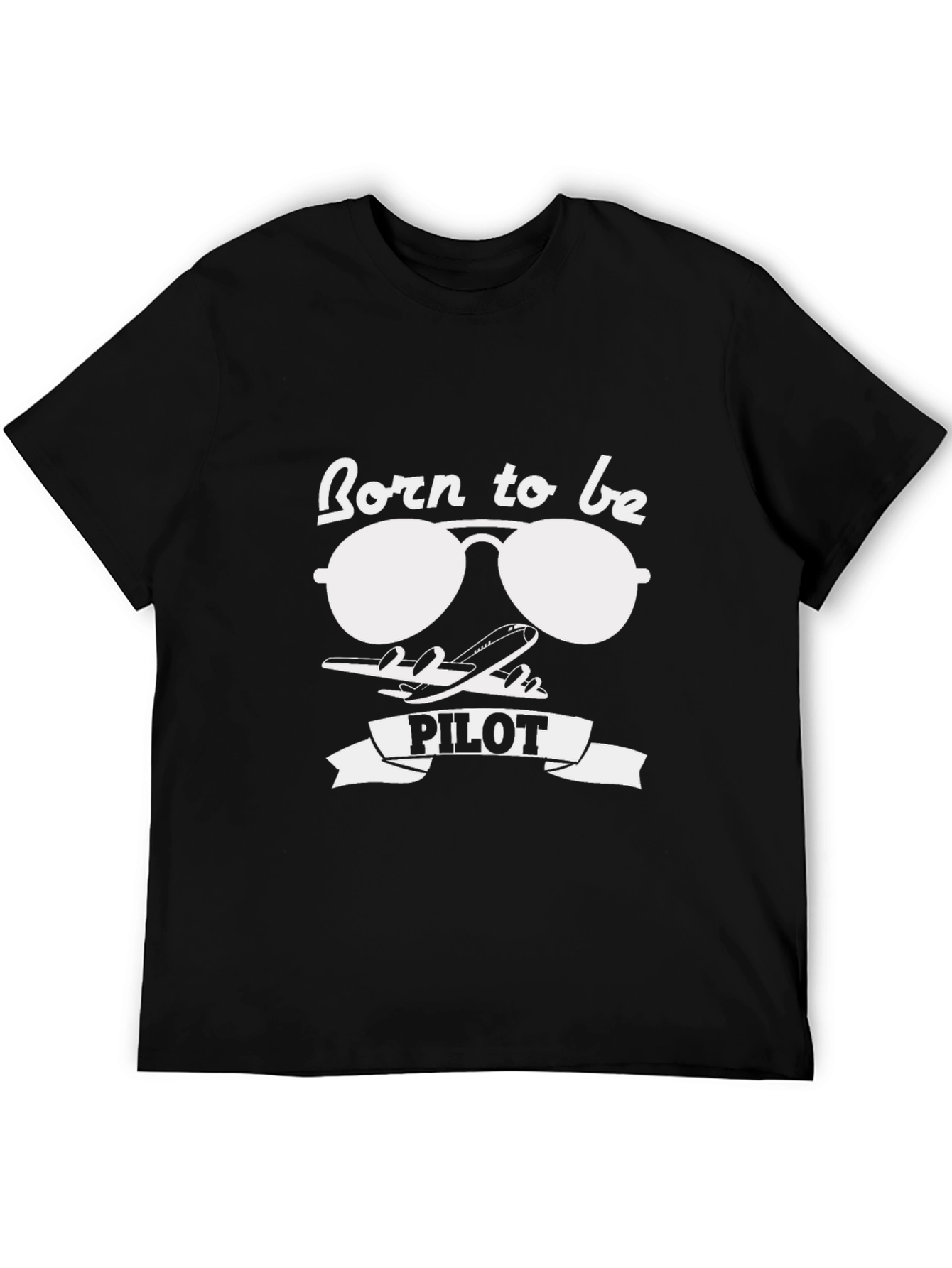 Born to be Pilot Graphic T-Shirt