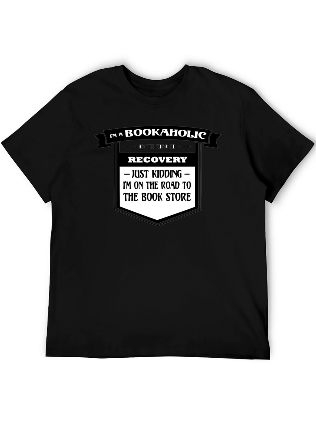 Bookaholic T-Shirt - Road to Bookstore Funny Tee