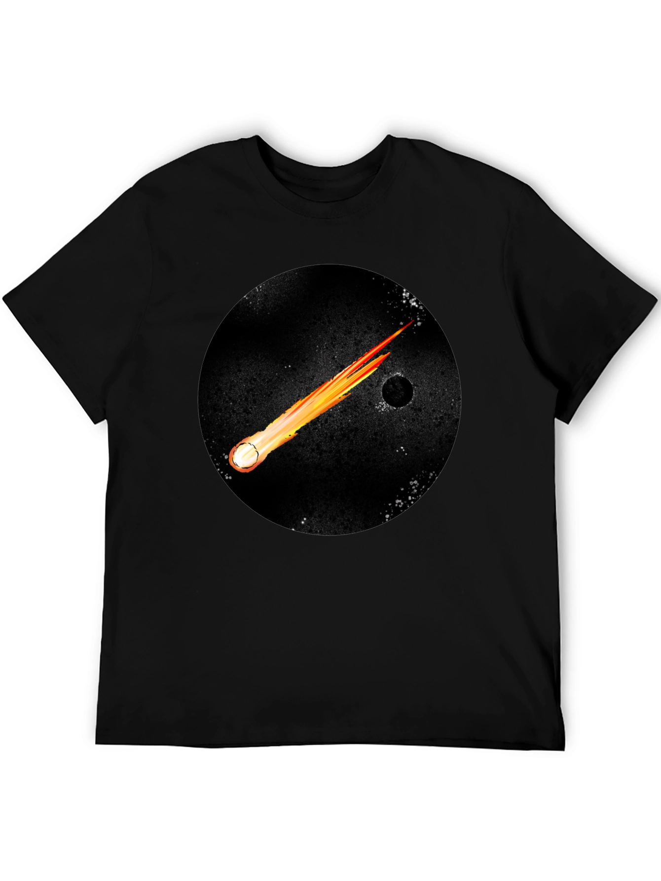 Cosmic Comet Black T-Shirt
