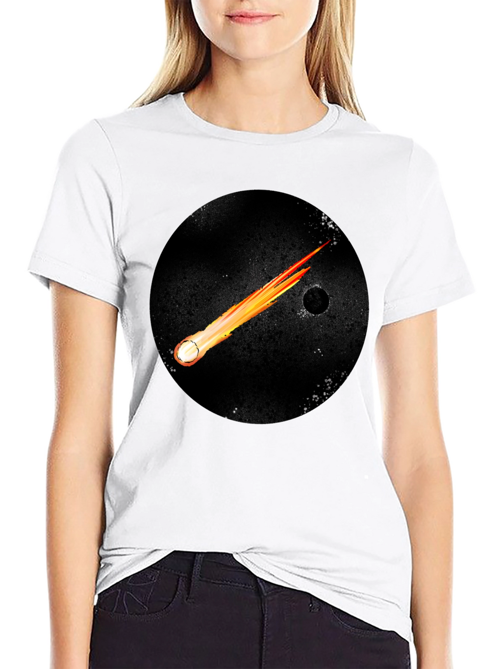 Cosmic Comet Black T-Shirt